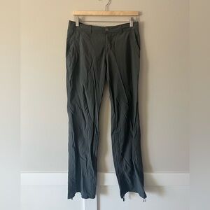 REI Gray Lightweight Hiking Pants Adjustable Hem Outdoor Trail Pants Women’s 4